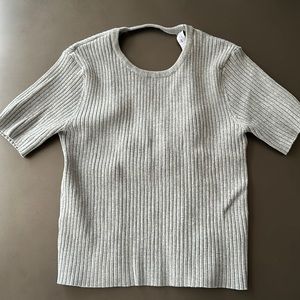 Zara top with open back